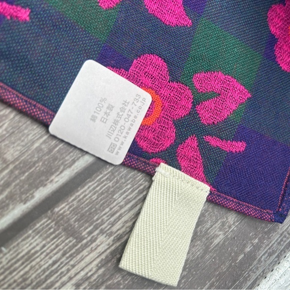 VIVIENNE WESTWOOD Cotton Handkerchief Reversible Orb Floral Design - Picture 6 of 7